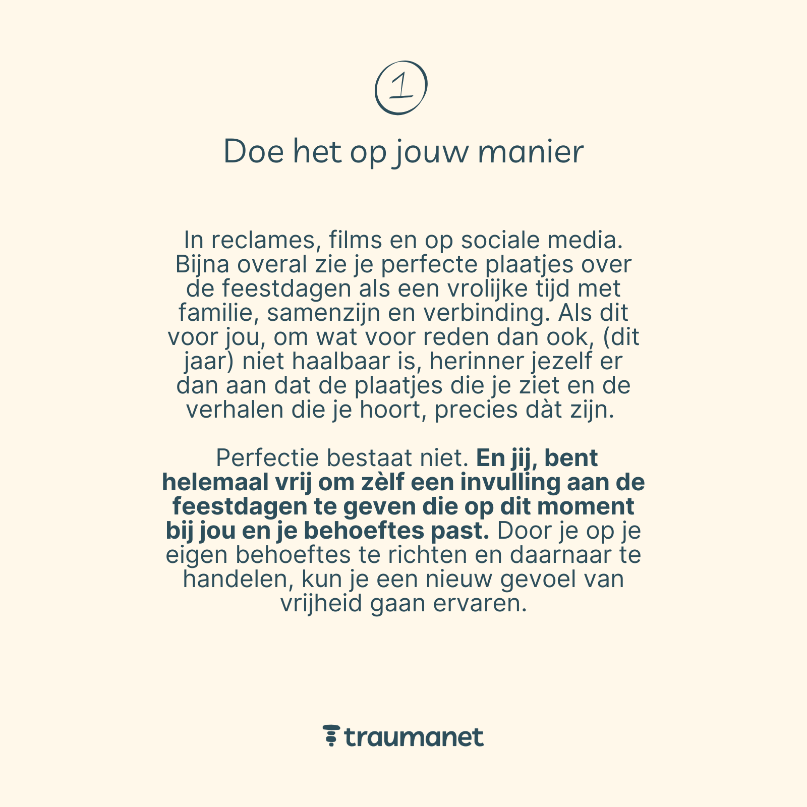 trauma en de feestdagen
