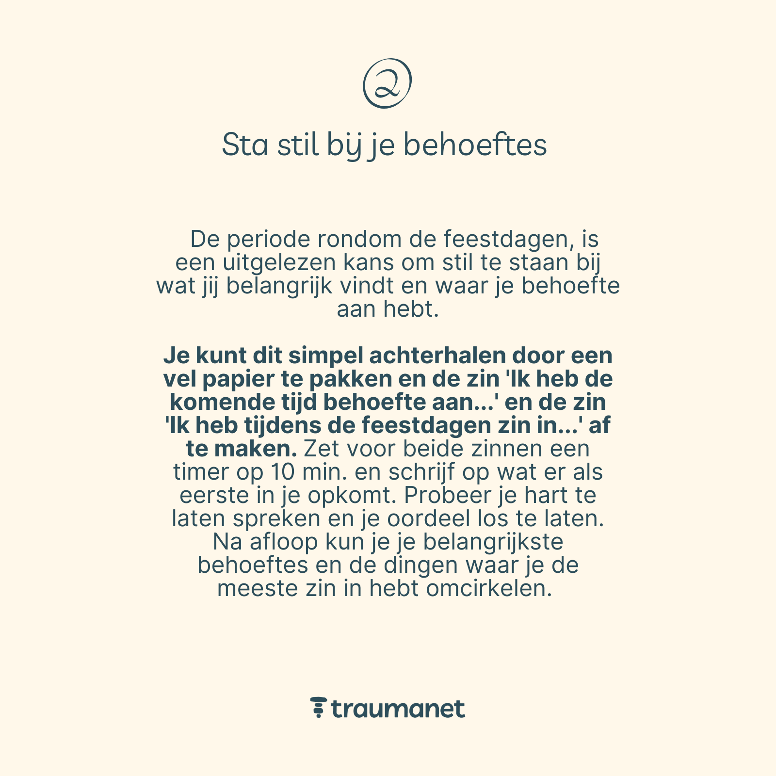 Trauma en de feestdagen
