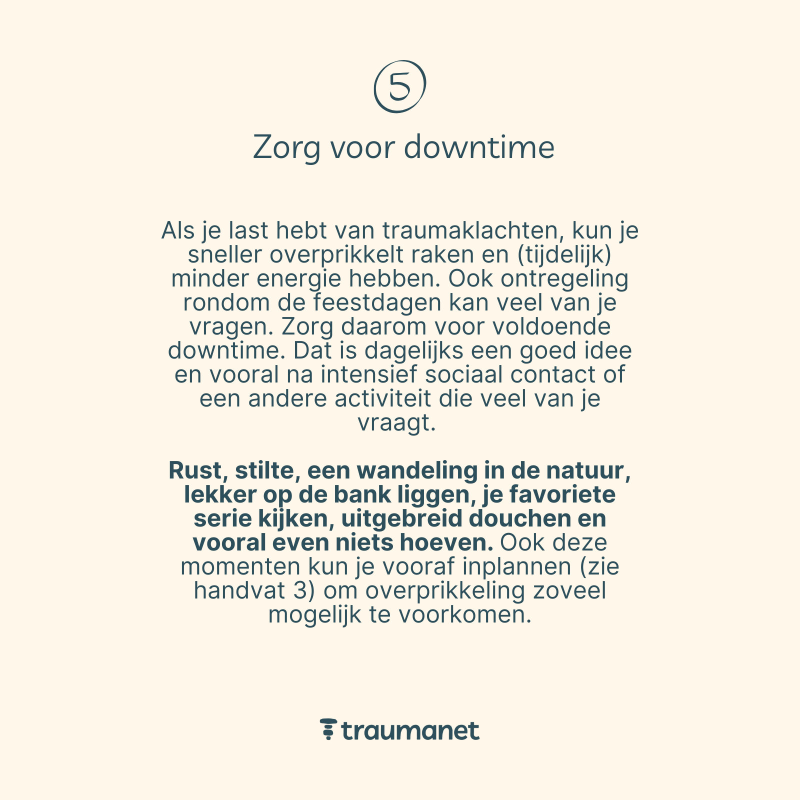 trauma en de feestdagen