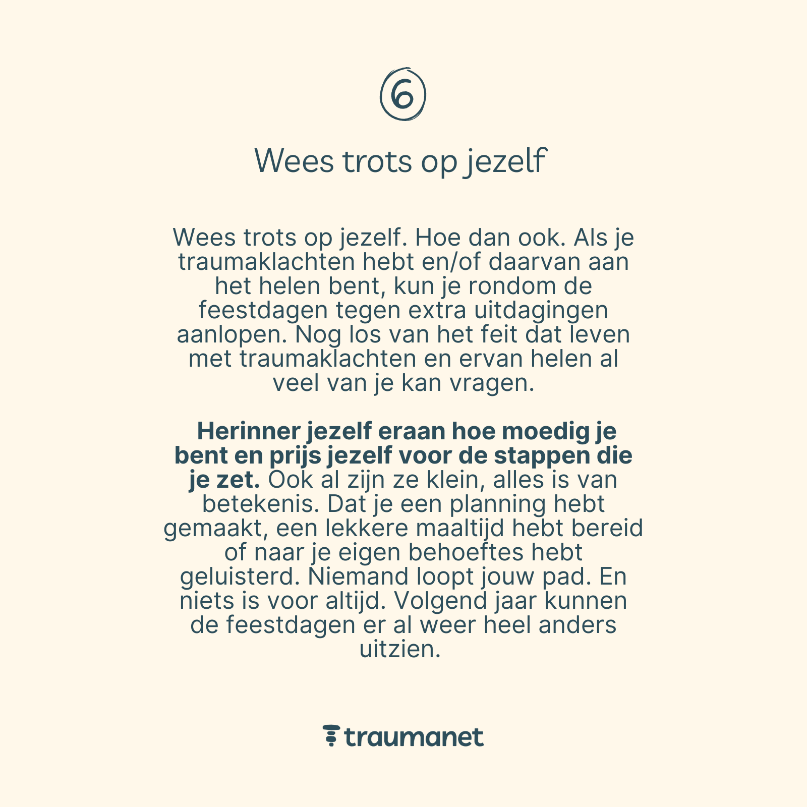 trauma en de feestdagen